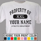 Property of Athletic Personalized T-shirt
